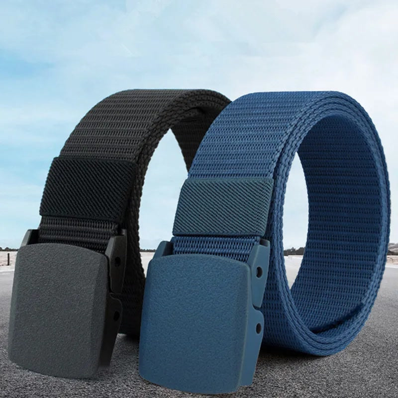 Automatic Buckle Nylon Belt Male Army Tactical Belt Mens Military Waist Canvas Belts Cummerbunds High Quality Strap