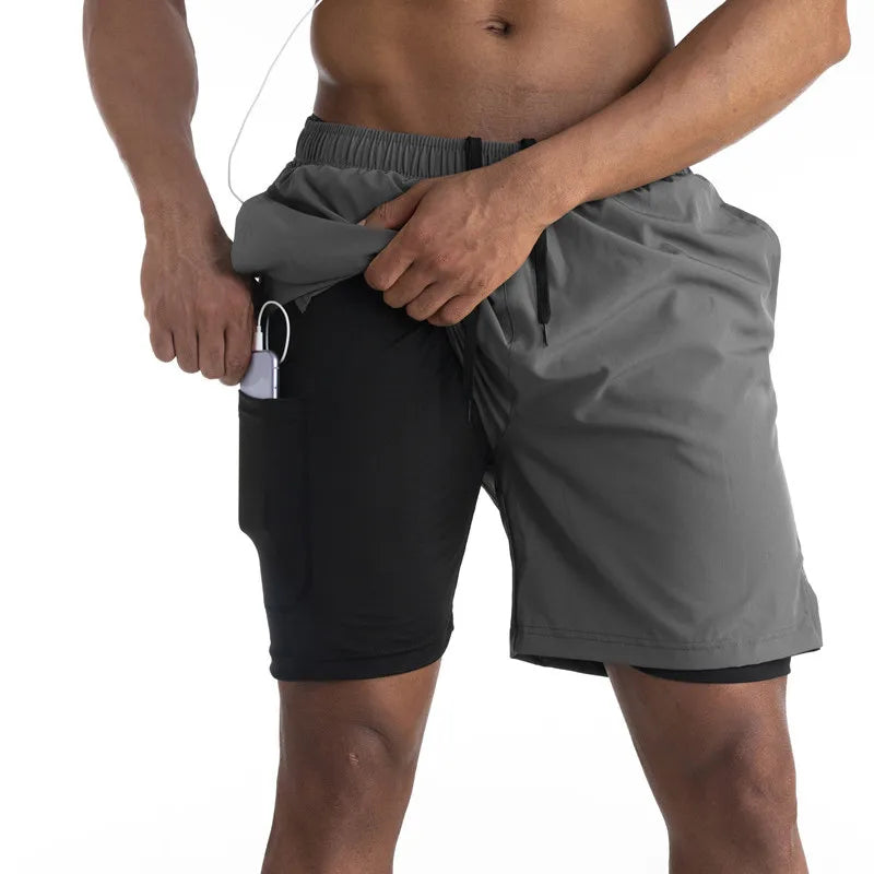 Men’s 2-in-1 Running Shorts – Ultimate Performance and Comfort